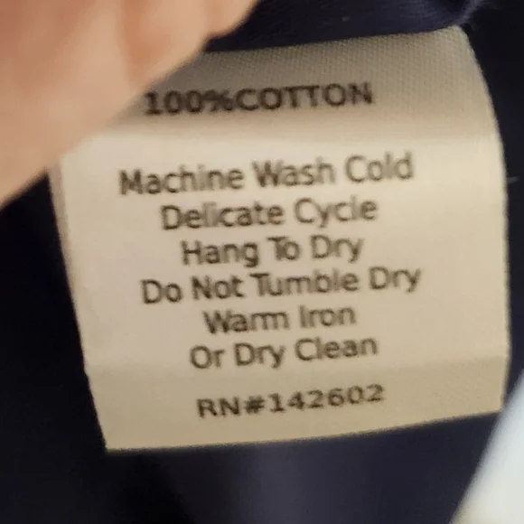 STS  Sail to Sable Blue and White Shift Dress Sz Xl - Picture 5 of 6